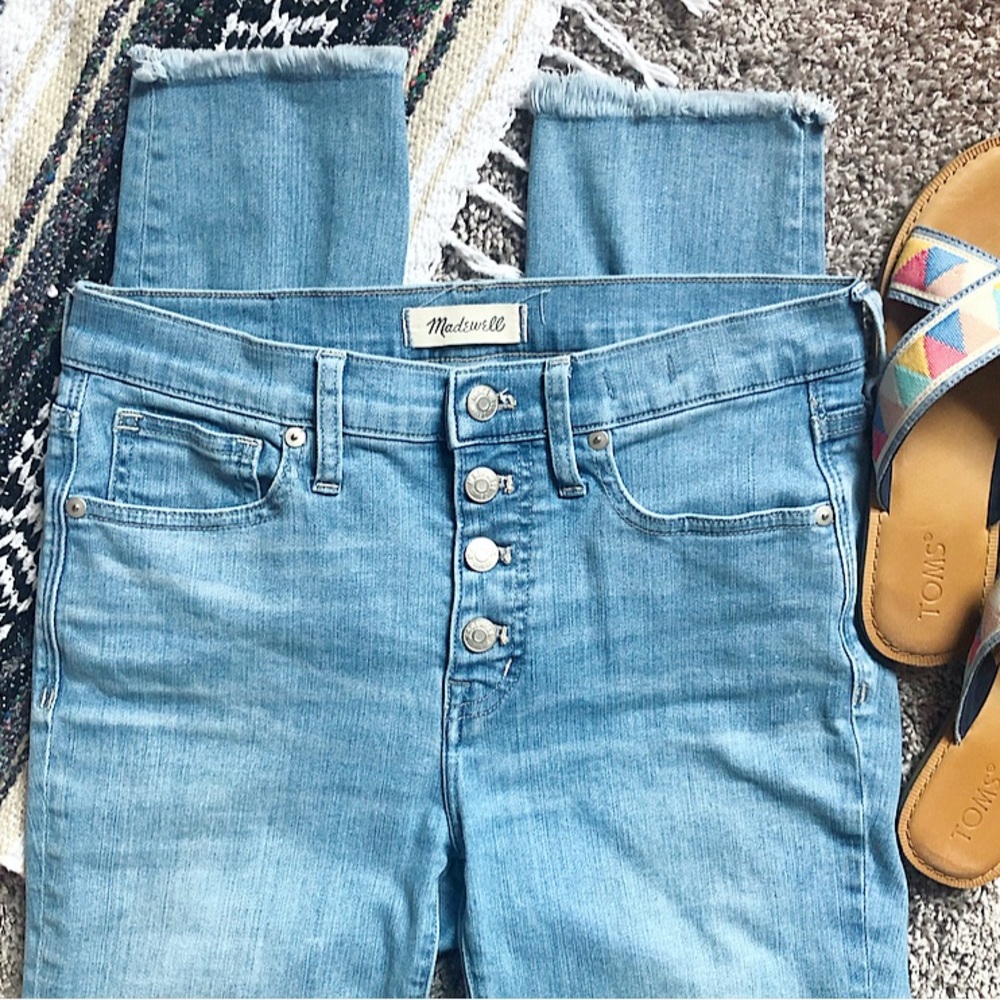 ⭐️ Madewell 9” High-Rise Skinny Crop